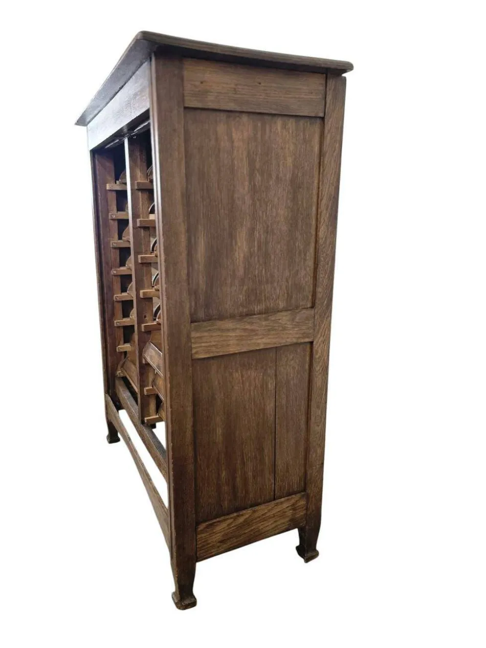 Commode/classeur/armoire de notaire vintage en bois