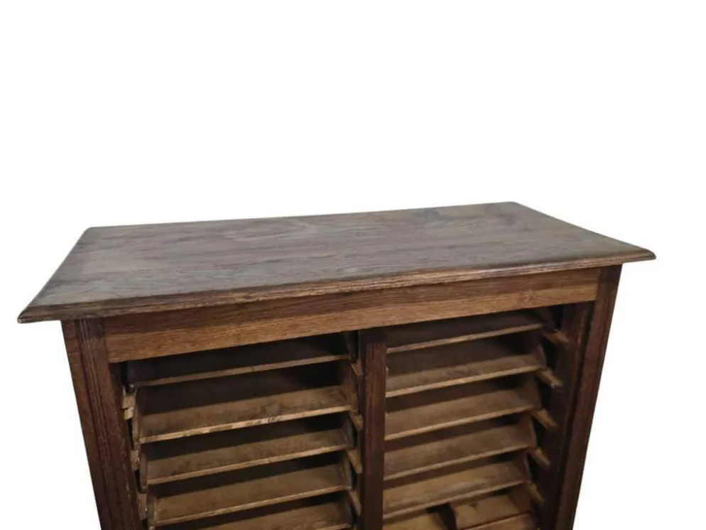 Commode/classeur/armoire de notaire vintage en bois