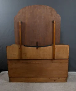 Commode-coiffeuse en ronce de noyer, Angleterre – 1920