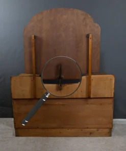 Commode-coiffeuse en ronce de noyer, Angleterre – 1920