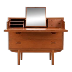 Commode coiffeuse scandinave en teck de Borge Mogensen