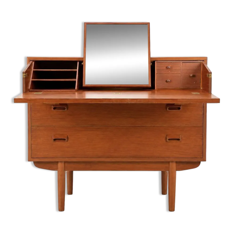 Commode coiffeuse scandinave en teck de Borge Mogensen