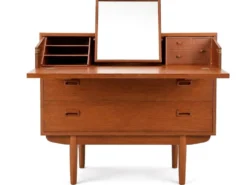 Commode coiffeuse scandinave en teck de Borge Mogensen