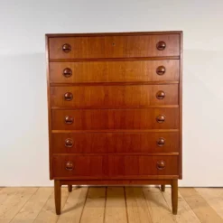 Commode danoise en teck, années 1960