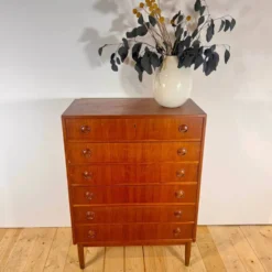 Commode danoise en teck, années 1960