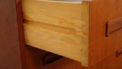Commode danoise en teck, 6 tiroirs