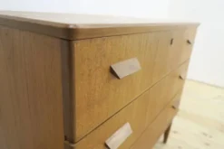 Commode danoise 3 tiroirs en teck, Danemark 1960