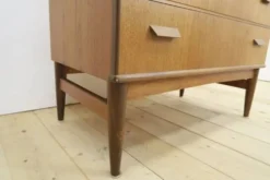 Commode danoise 3 tiroirs en teck, Danemark 1960