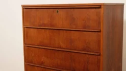 Commode danoise 6 tiroirs vintage en teck