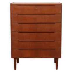 Commode danoise vintage | Teck | 6 tiroirs | 100 cm