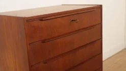 Commode danoise vintage | Teck | 6 tiroirs | 100 cm