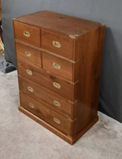 Commode de Marine en Teck, Inde – XXe