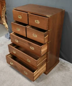 Commode de Marine en Teck, Inde – XXe
