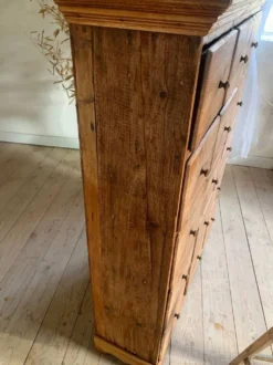 Commode de mercerie, meuble de métier vintage