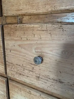 Commode de mercerie, meuble de métier vintage
