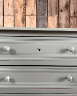 Commode de style Art Déco verte (rénovée)