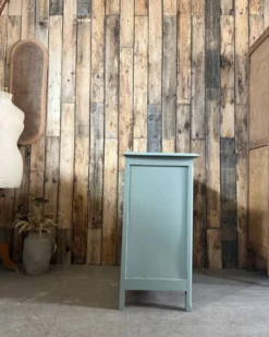 Commode de style Art Déco verte (rénovée)