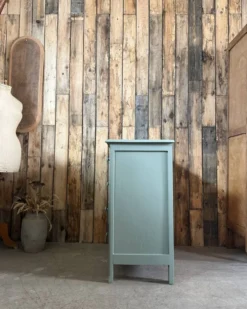 Commode de style Art Déco verte (rénovée)