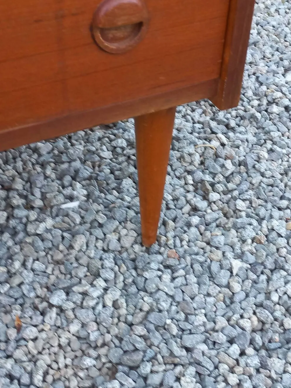 Commode de style scandinave en teck des années 70 4 tiroirs