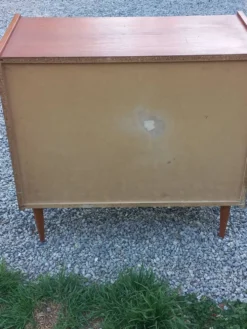 Commode de style scandinave en teck des années 70 4 tiroirs