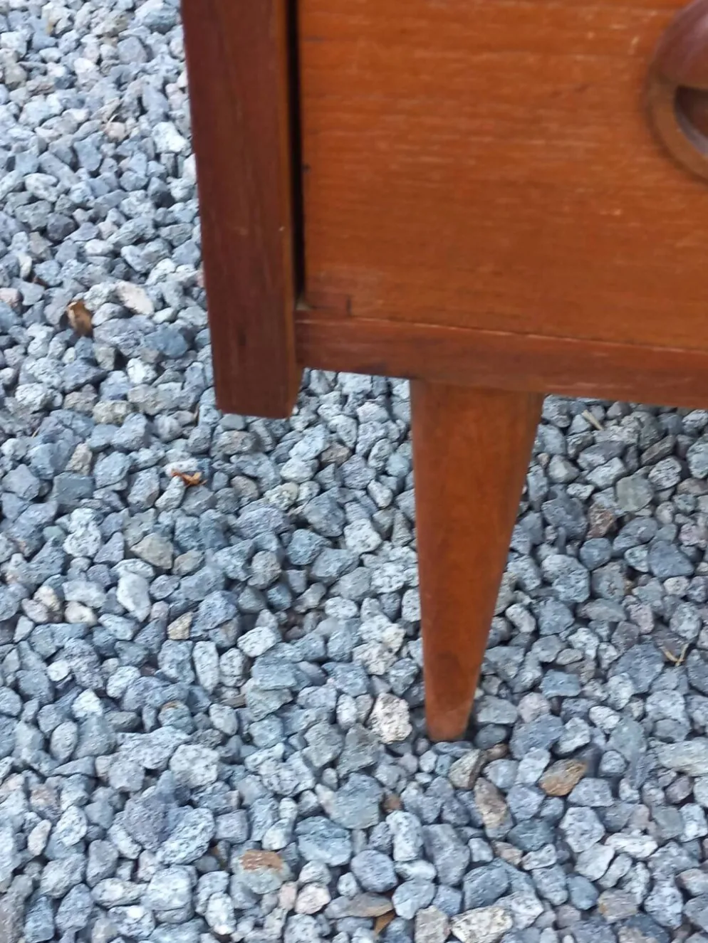 Commode de style scandinave en teck des années 70 4 tiroirs