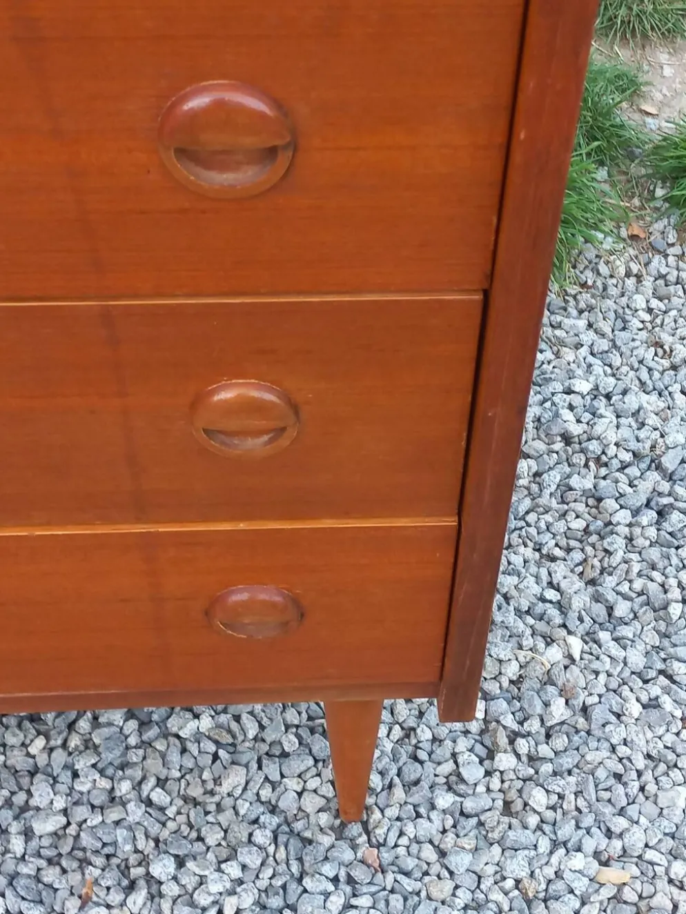 Commode de style scandinave en teck des années 70 4 tiroirs