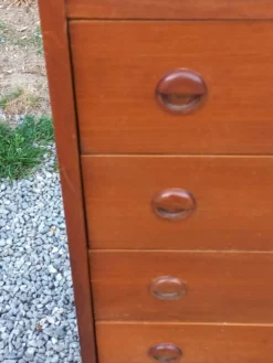Commode de style scandinave en teck des années 70 4 tiroirs