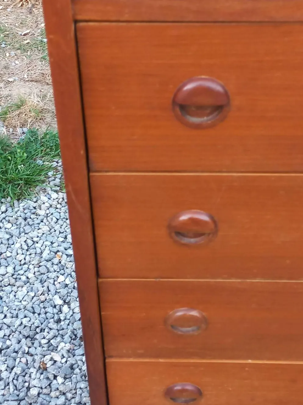 Commode de style scandinave en teck des années 70 4 tiroirs