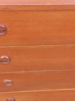 Commode de style scandinave en teck des années 70 4 tiroirs