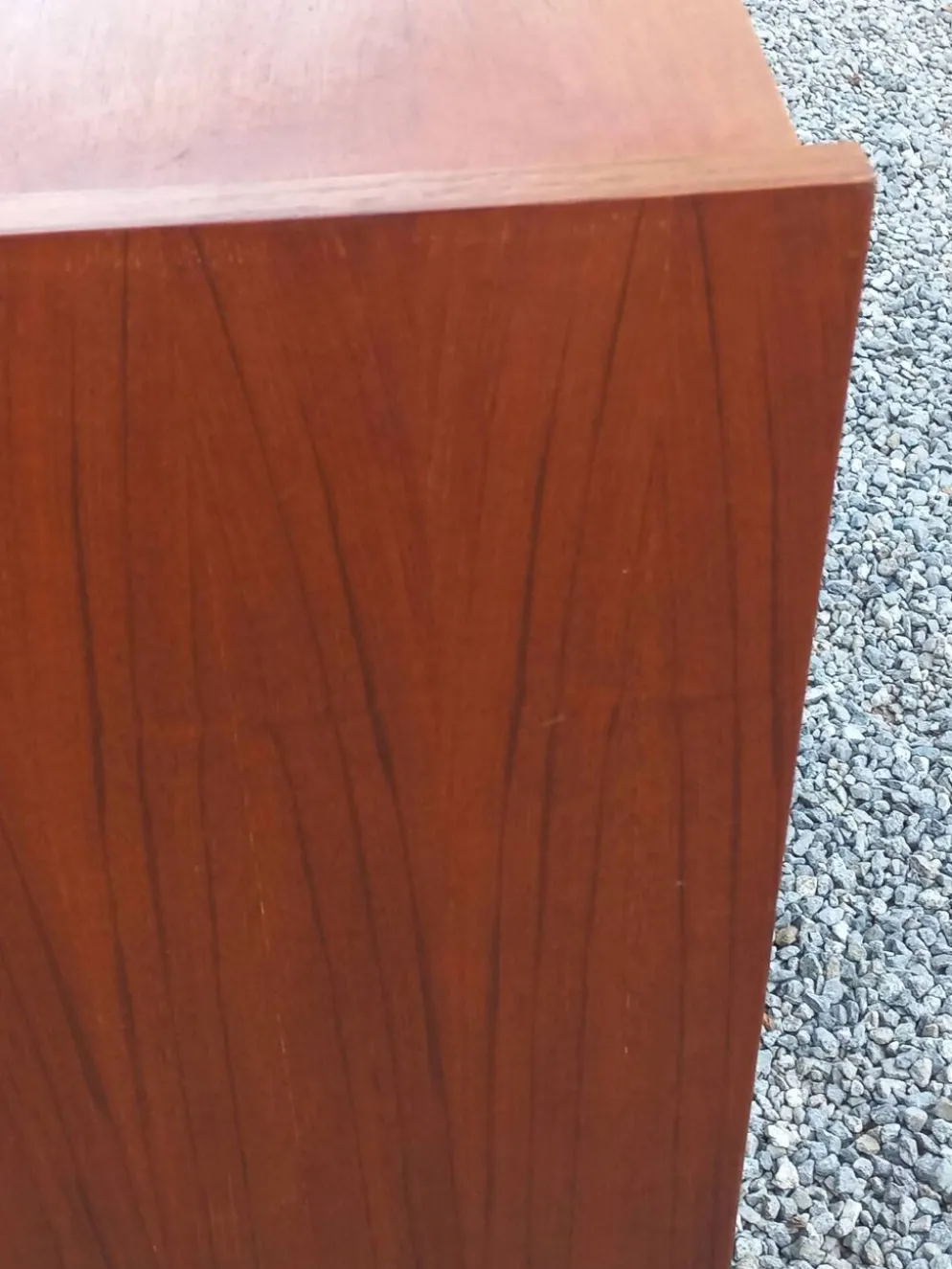 Commode de style scandinave en teck des années 70 4 tiroirs