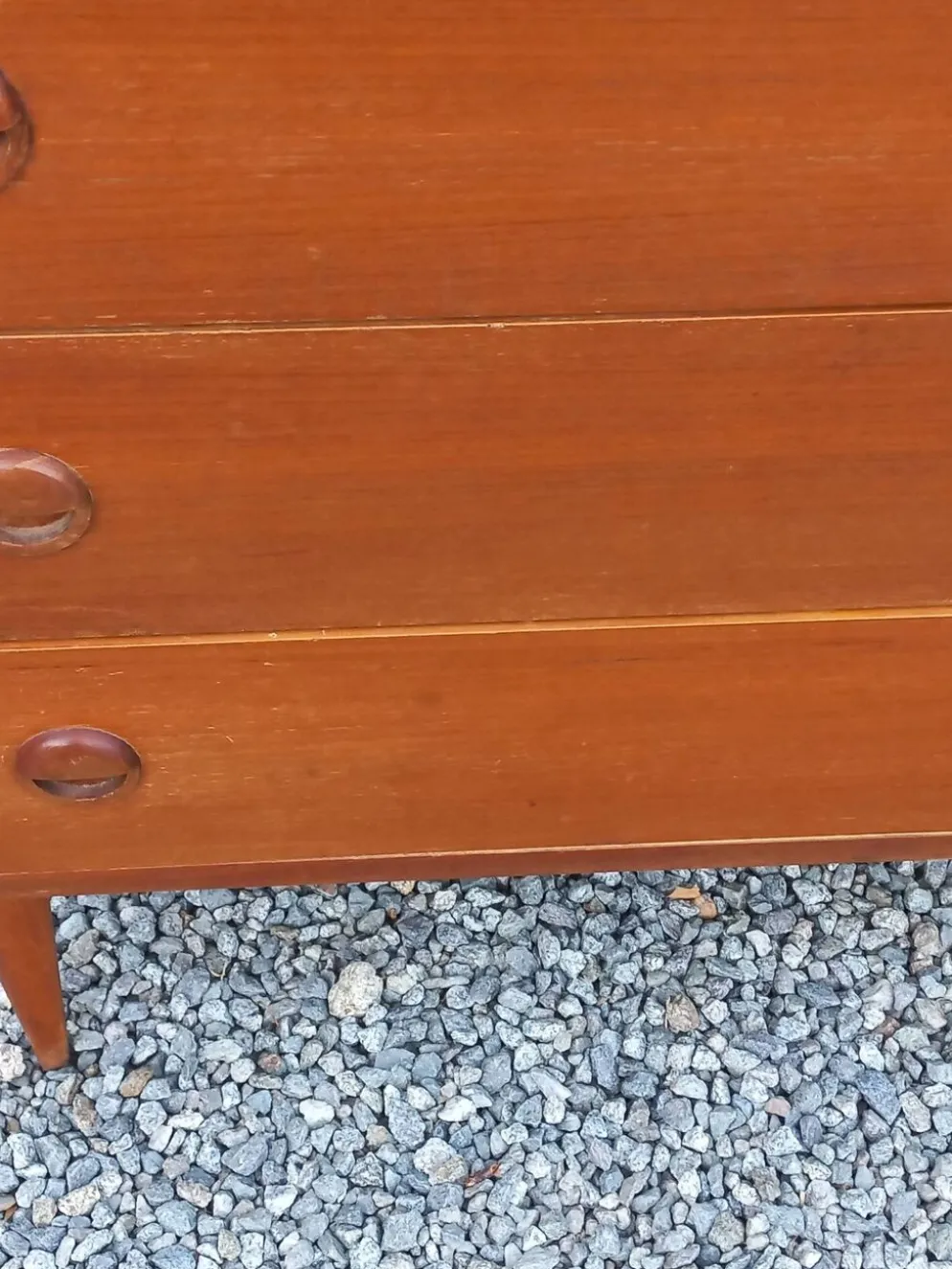 Commode de style scandinave en teck des années 70 4 tiroirs