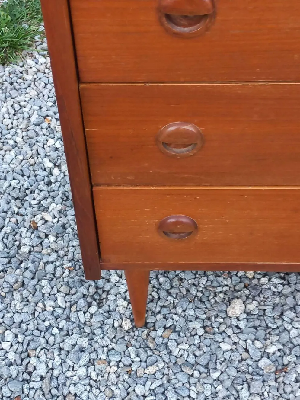 Commode de style scandinave en teck des années 70 4 tiroirs