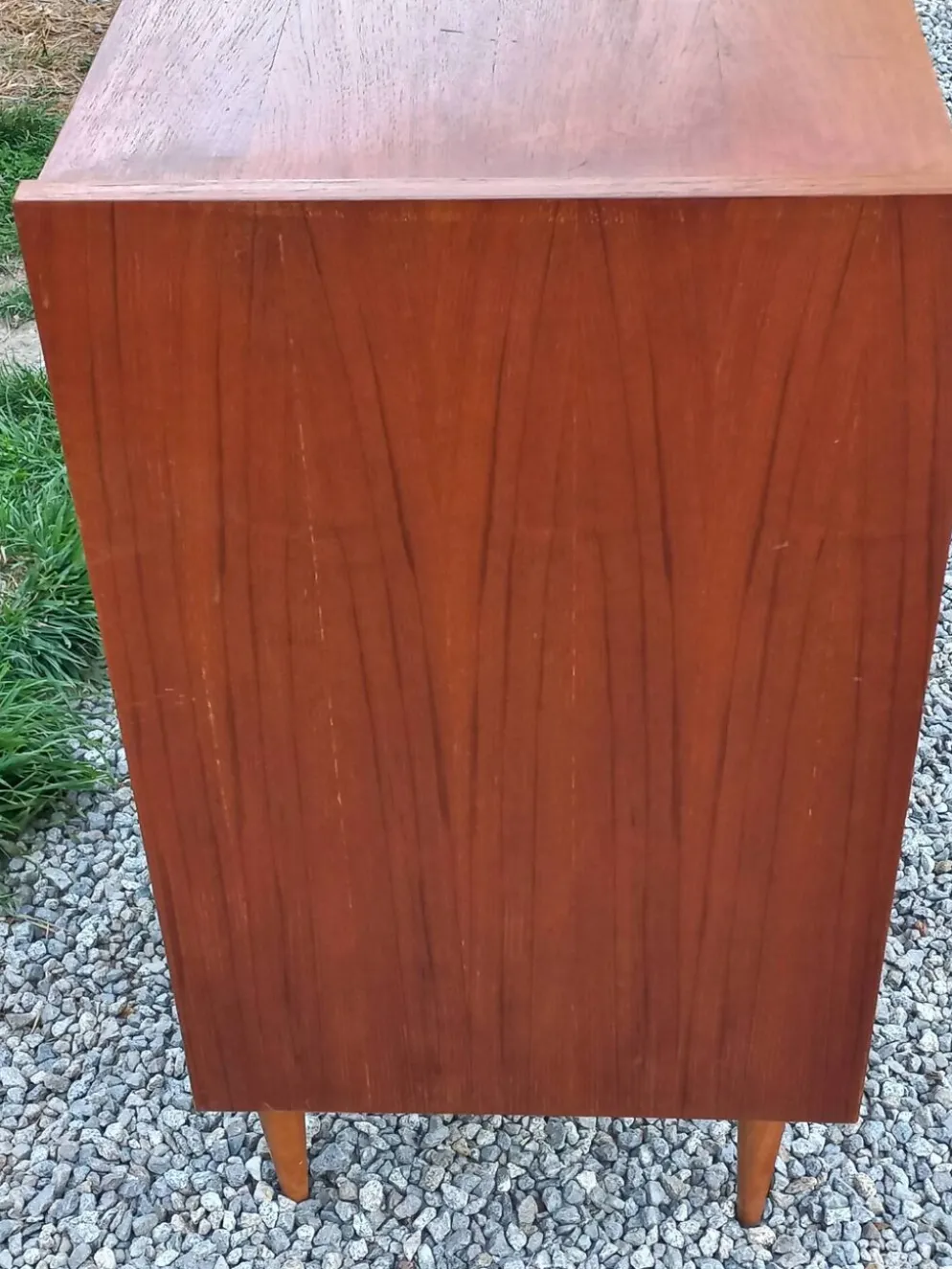 Commode de style scandinave en teck des années 70 4 tiroirs