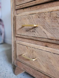Commode de style vintage pieds compas