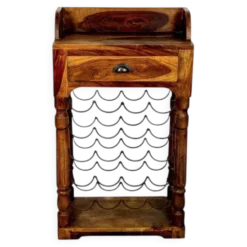 Commode de vin de province en bois d’orme
