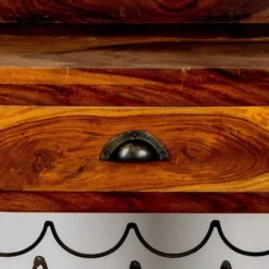 Commode de vin de province en bois d’orme