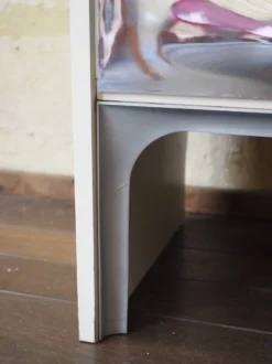 Commode DF-2000 de Raymond Loewy – chromée – Design Space Age age