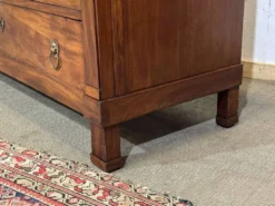 Commode Empire en acajou et dessus marbre XIXème