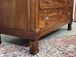 Commode Empire en acajou et dessus marbre XIXème