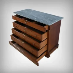 Commode en Acajou, style Louis-Philippe – Fin XIXe