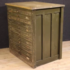 Commode en bois laqué de l'atelier de gravure sur bois du 20e siècle