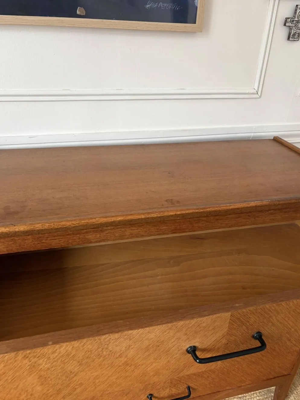 Commode en chêne années 50/60 vintage