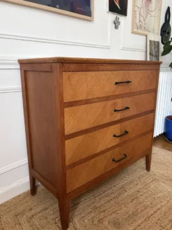 Commode en chêne années 50/60 vintage