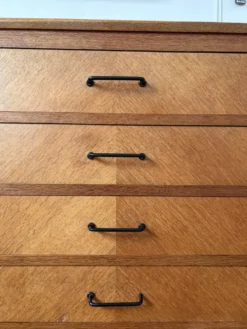 Commode en chêne années 50/60 vintage