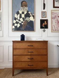 Commode en chêne années 50/60 vintage