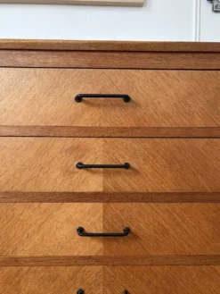 Commode en chêne années 50/60 vintage