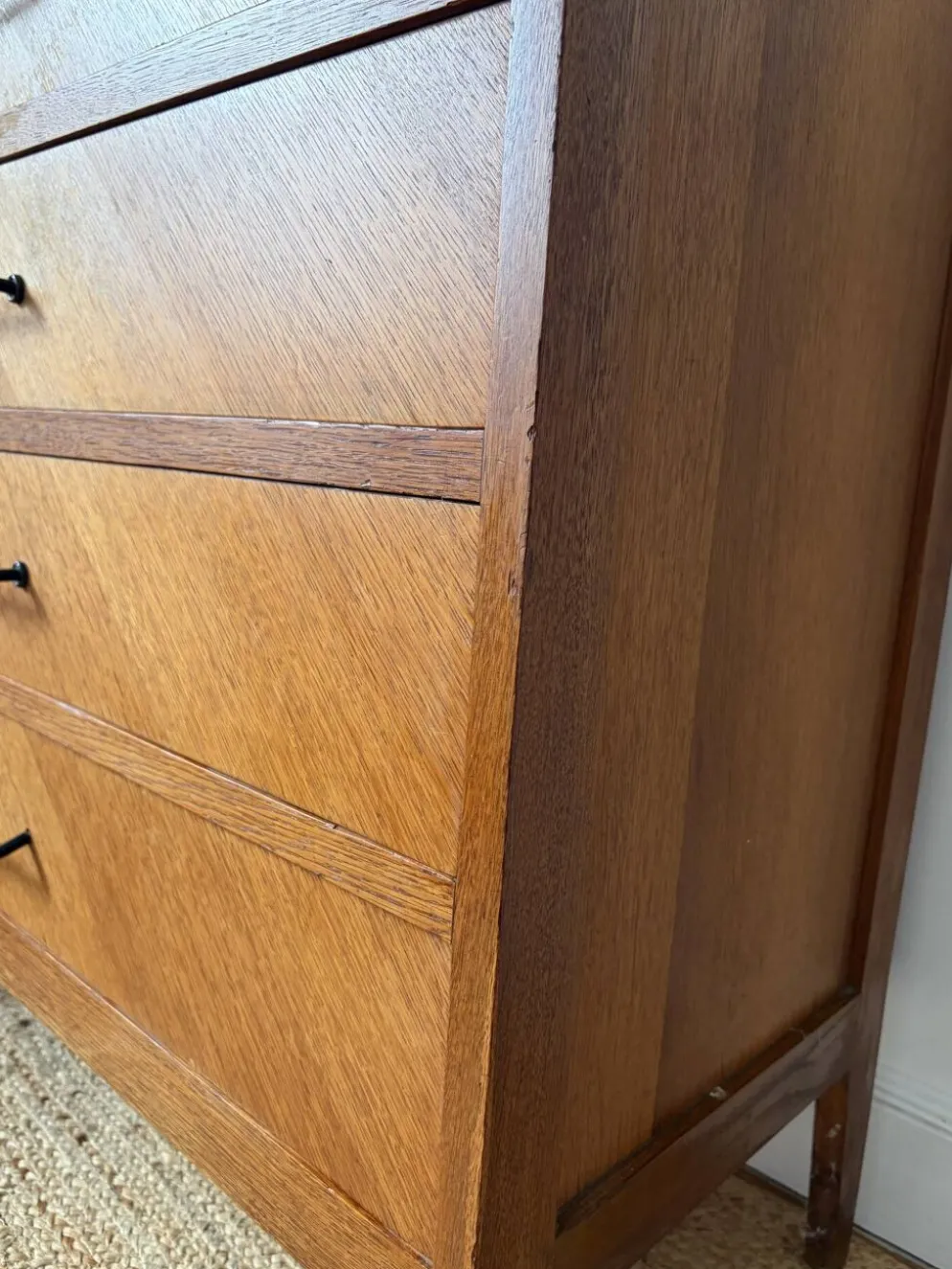 Commode en chêne années 50/60 vintage