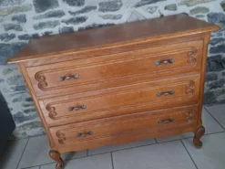 Commode en chêne style Louis xv