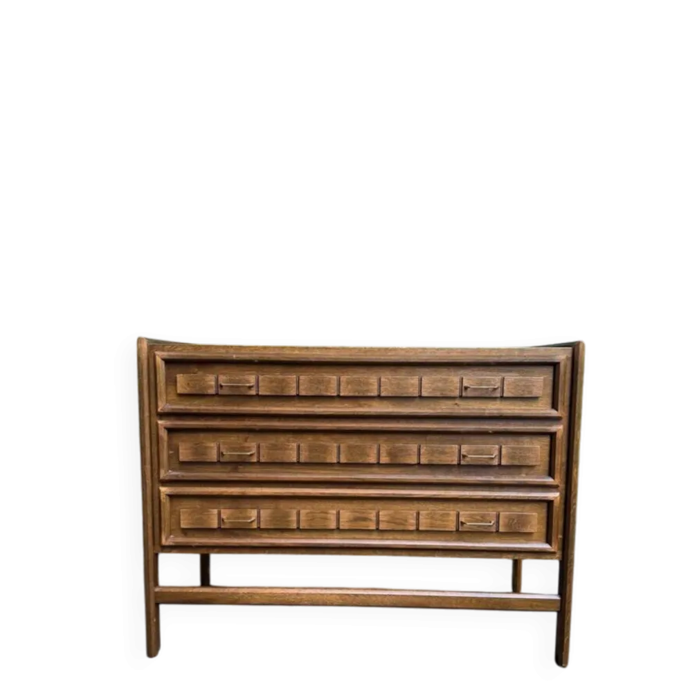 Commode en chêne teinté, style Henry Kjaernulf, 1960-70, design danois