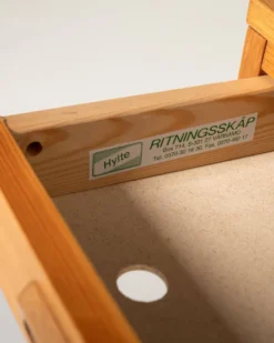 Commode en frêne suédois par Hylte, années 1960